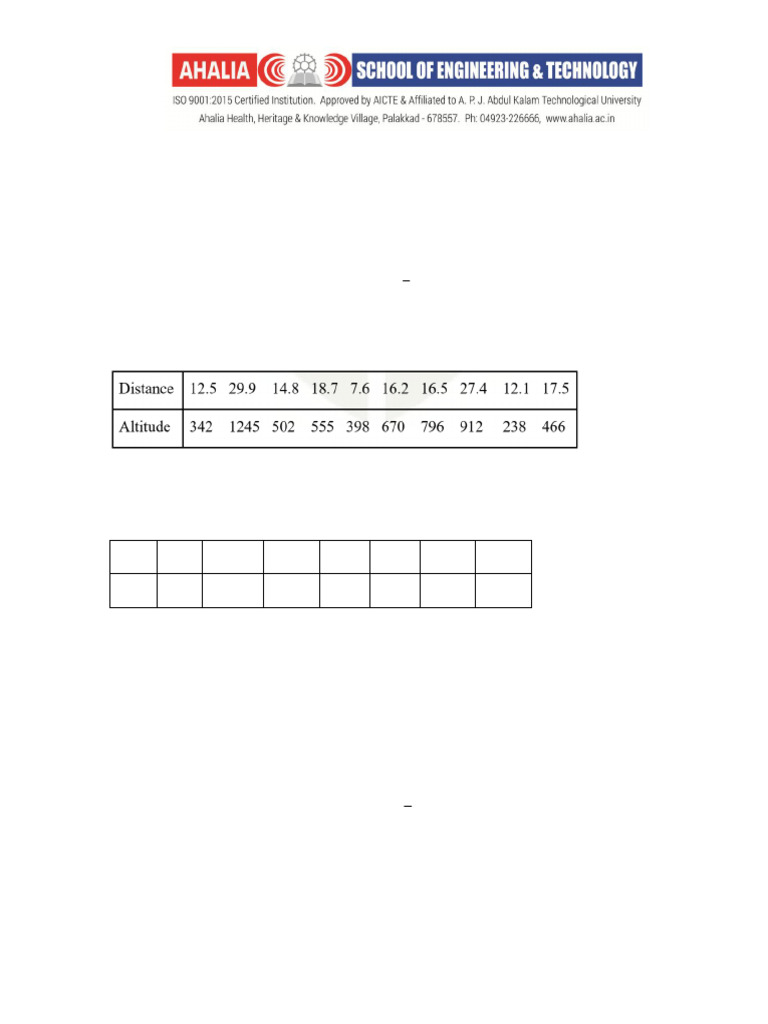 Data Analytics Internal Test Questions | PDF | Statistical Analysis ...