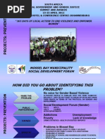 Taking Ownership of Gbv - Mossel Bay South Africa