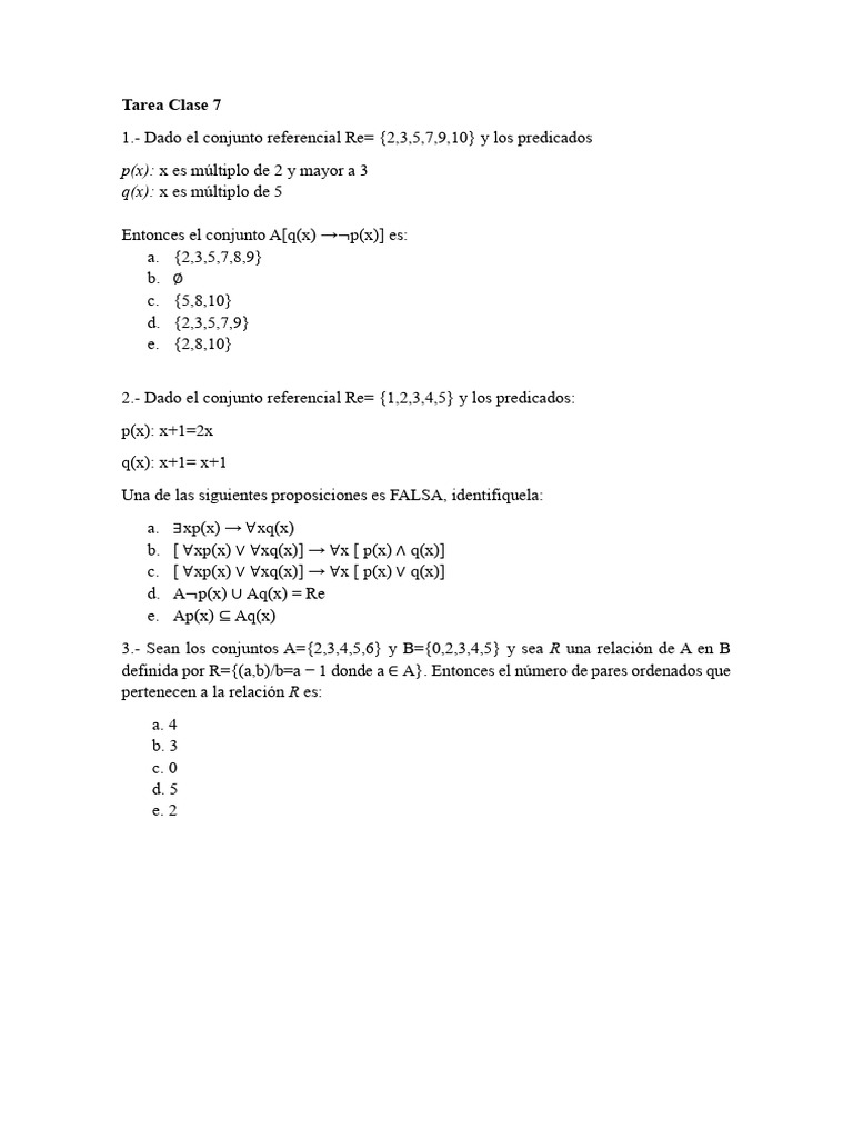 Tarea Clase 7 | PDF