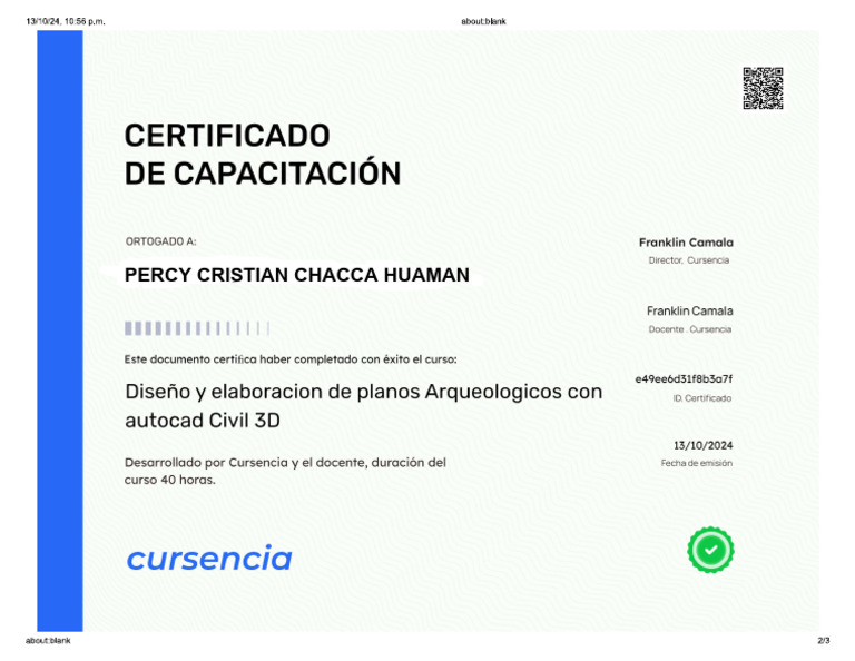 Certificado | PDF