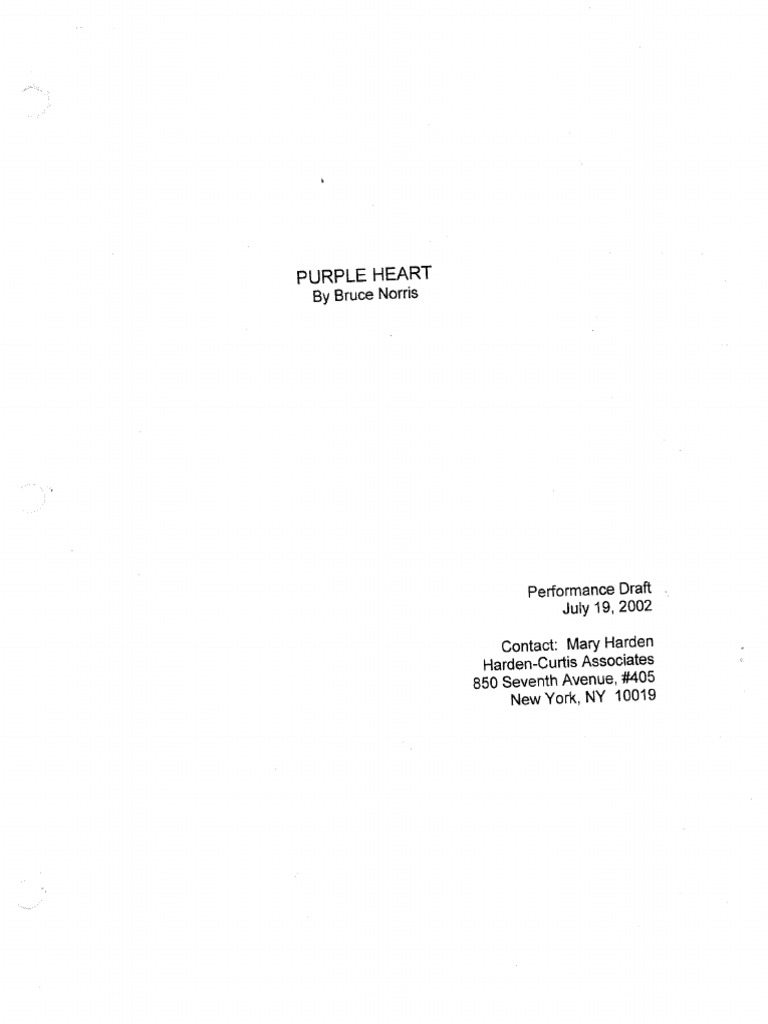Norris - Purple Heart | PDF