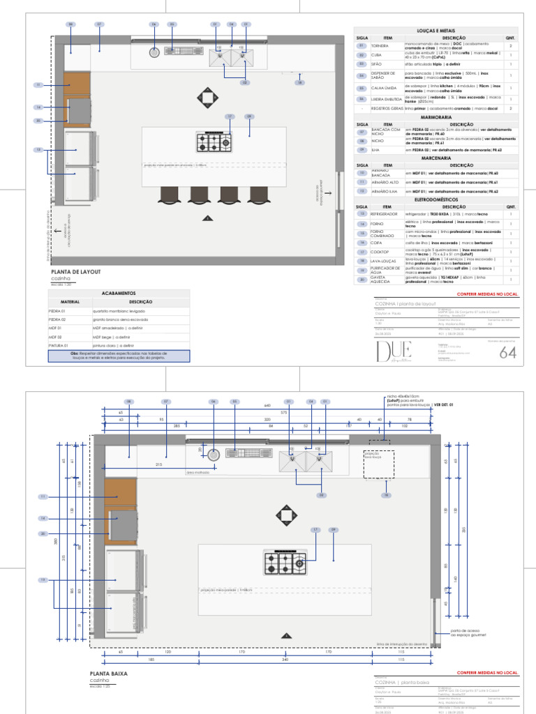 Planta Baixa da Cozinha - Projeto Clayton e Paula | PDF | Eletrodoméstico