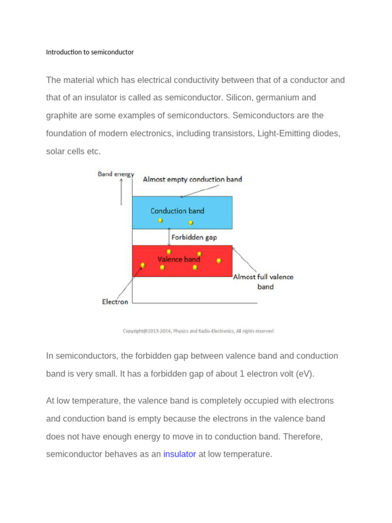 Understanding Semiconductors Basics | PDF | Semiconductors | Electron Hole
