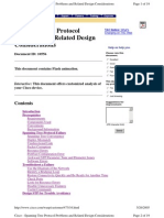 Spanning Tree Protocol Problems and Related Design Considerations