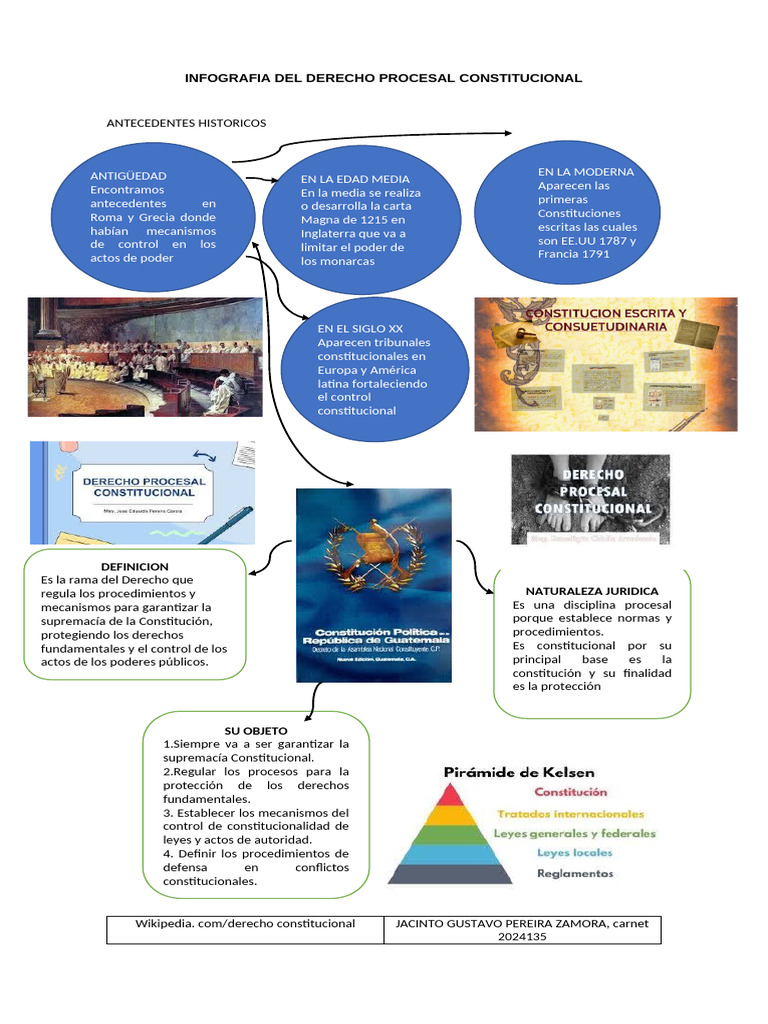 Infografía sobre Derecho Procesal Constitucional | PDF | Constitución ...