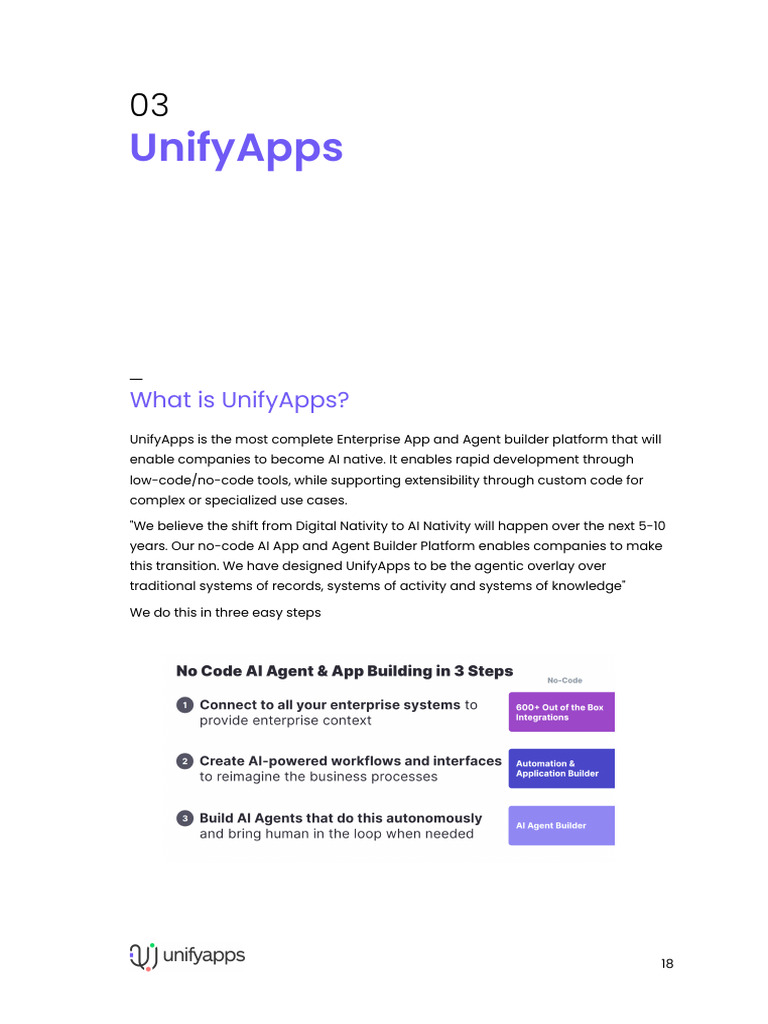 AI Native Transformation with UnifyApps | PDF | Artificial Intelligence ...
