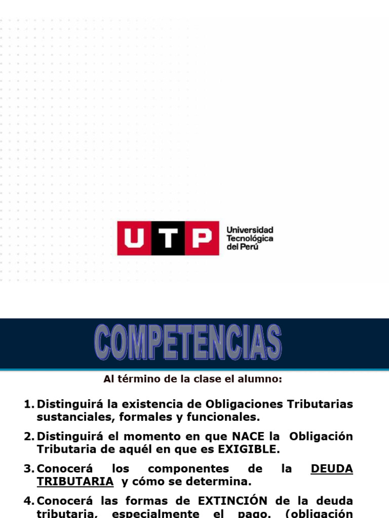 Nacimiento y Extinción de Obligaciones Tributarias | PDF | Pagos ...