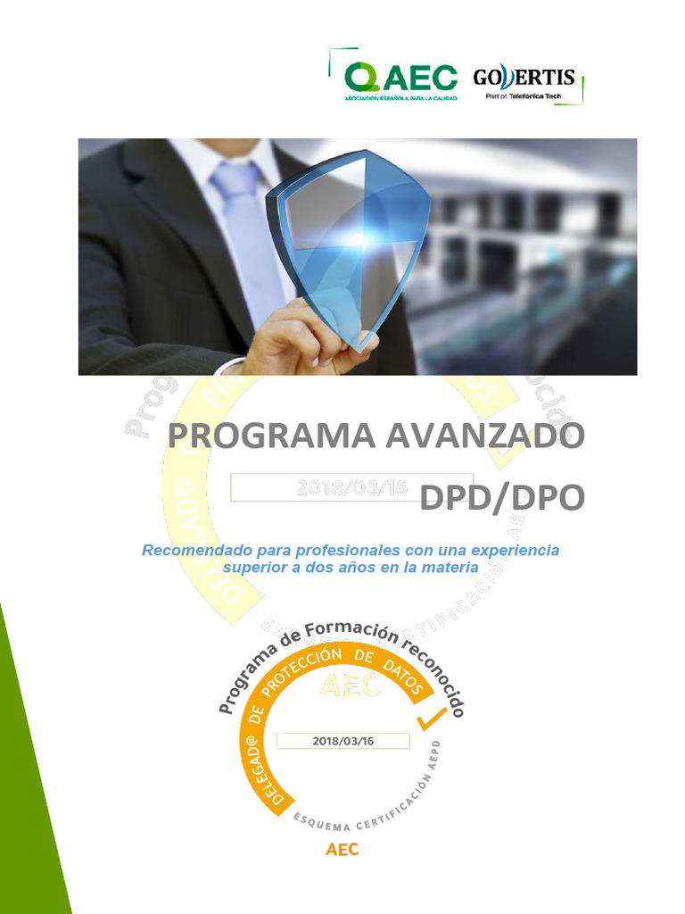 Curso Avanzado DPD/DPO para Profesionales | PDF | Internet de las Cosas ...