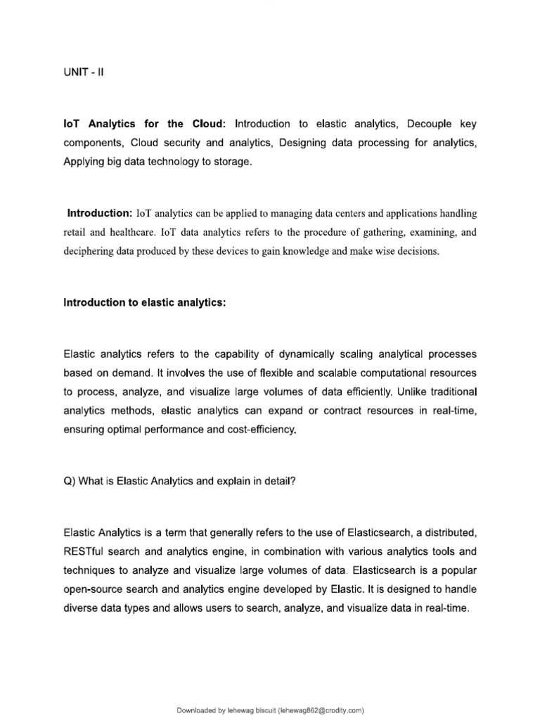 Iot Unit 2 | PDF