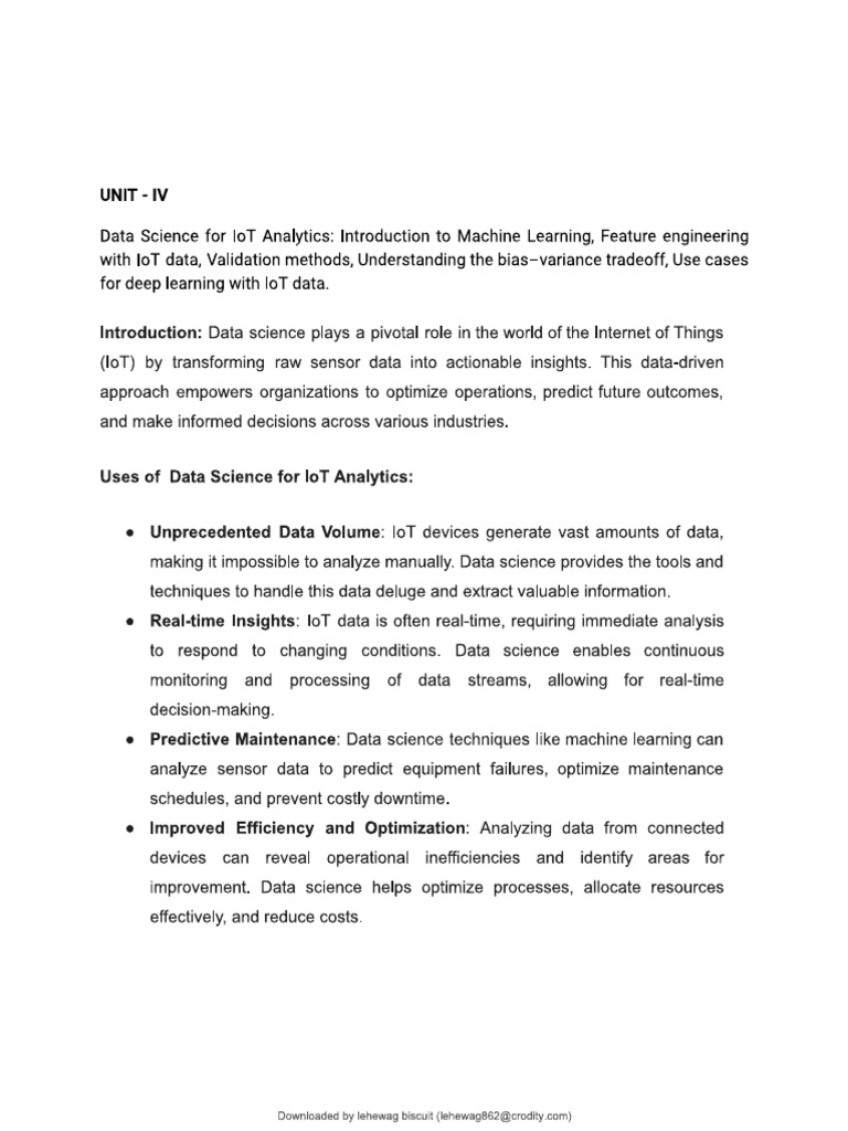 Iot Unit 4 | PDF