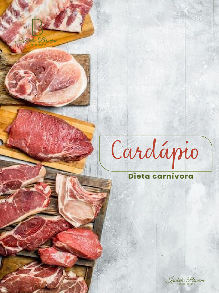 Cardápio da Dieta Carnívora | PDF