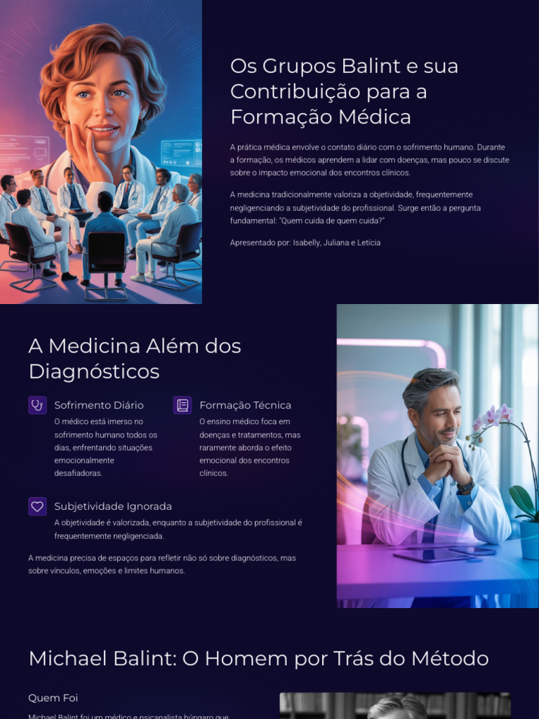 Grupos Balint na Formação Médica | PDF | Empatia | Emoções