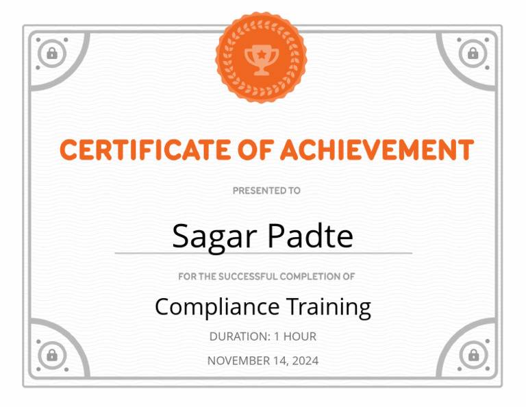 Course Completion Certificate | PDF
