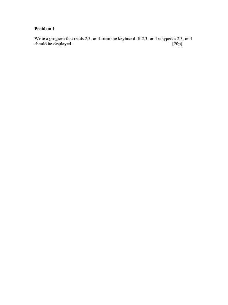 Assembly Language Programming Problems | PDF | Pointer (Computer ...