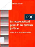 La Responsabilidad Penal de Las Personas Juridicas - David Baigun