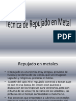 Técnica de Repujado en Metal