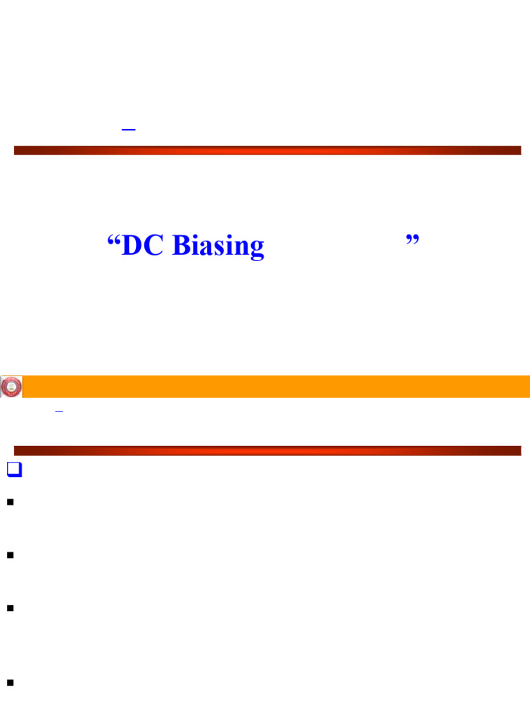 Transistor Amplification and Biasing Basics | PDF | Amplifier | Capacitor
