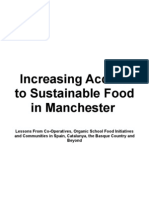 Increasing Access to Sustainable Food in Manchester