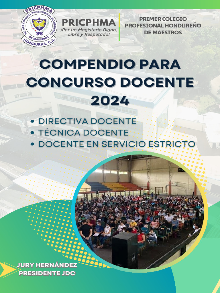 Guía para Concurso Docente 2024 en Honduras | PDF | Honduras | Plan de ...