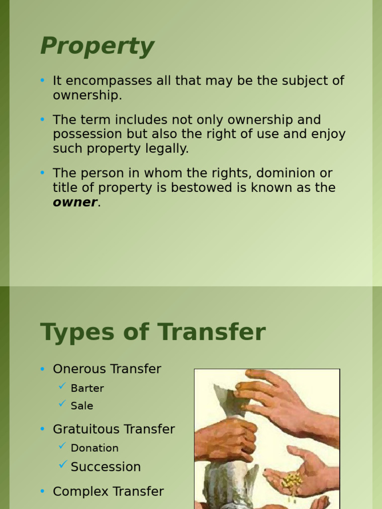 Understanding Property Ownership and Succession | PDF | Will And ...