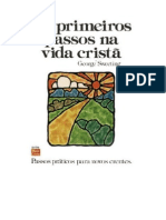 Os primeiros passos na vida cristã