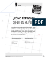 Repintar Una Superficie Metlica