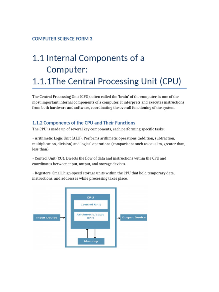 MODULE 1 (Hardware and Software System 1) C.S Form 3 | PDF | Solid ...