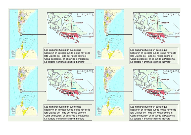 Yamanas en El Mapa | PDF