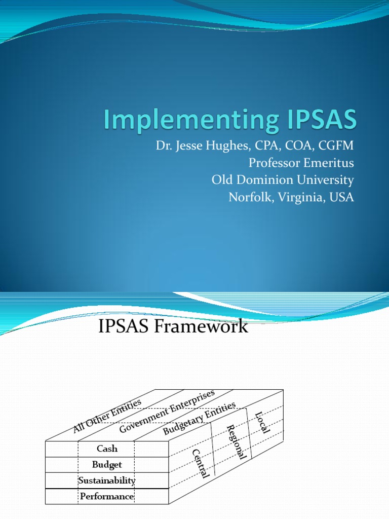 Improvements To International Public Sector Accounting Standard (IPSAS ...