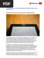 Download Plataforma de e-books Kobo chega ao Brasil no segundo semestre by Rakuten Brasil SN91574725 doc pdf