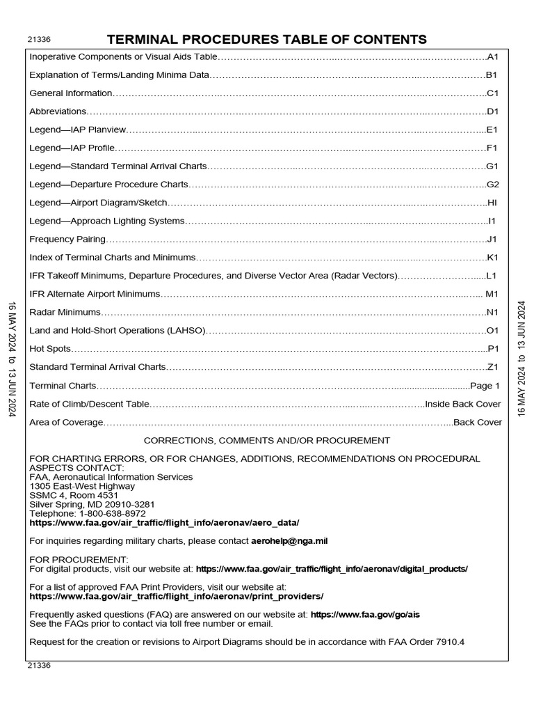 U.S. Terminal Procedures Change Notice | PDF | Instrument Flight Rules ...