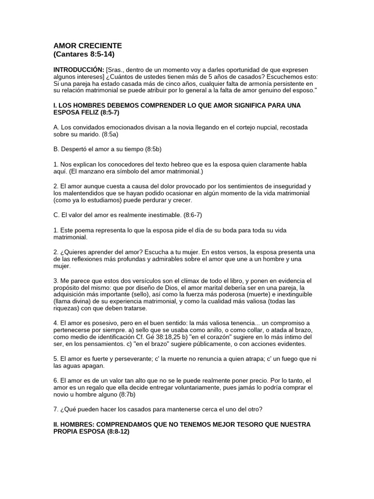 Amor y Compromiso en el Matrimonio | PDF | Amor | Matrimonio
