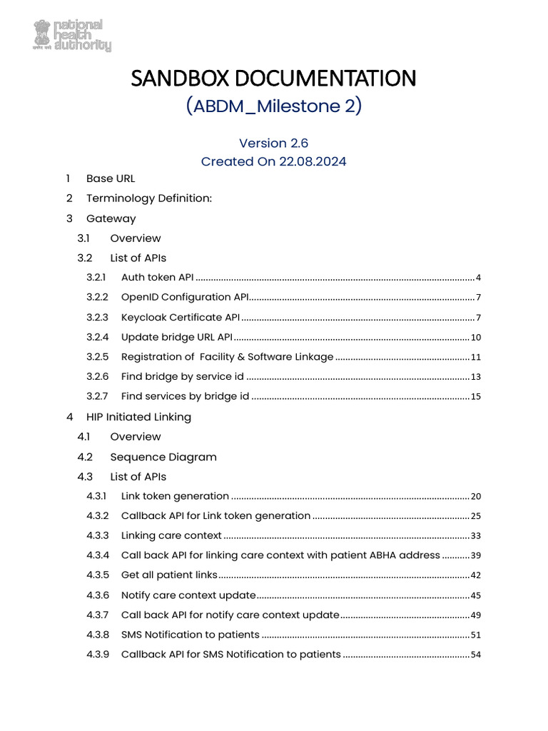 Sandbox Documentation for APIs | PDF | Computing