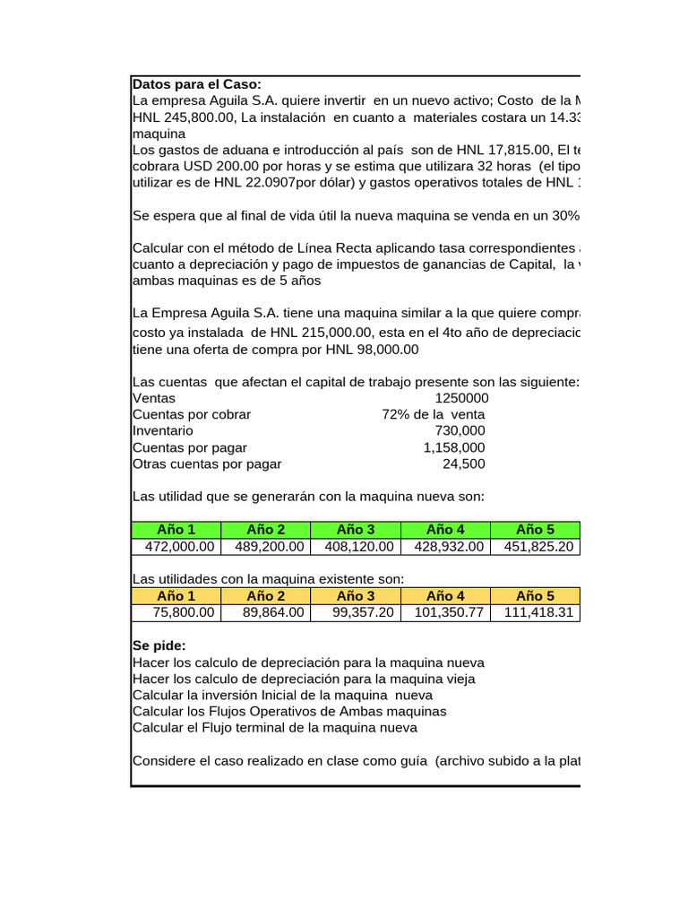 Presentacion 7 C Calculo de Inversion Inicial Capitulo 8 | PDF ...
