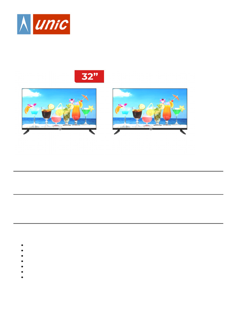 Product Brochure Uled32d60a | PDF | Film And Video Technology | Electronics