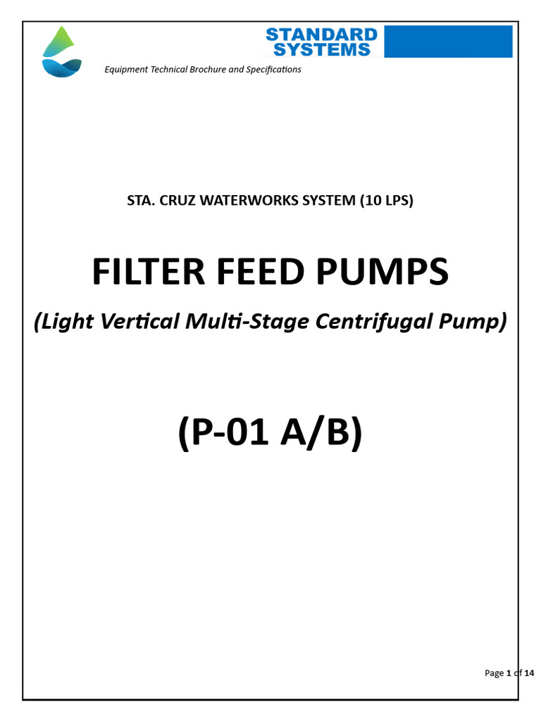 Multistage Vertical Pump | PDF