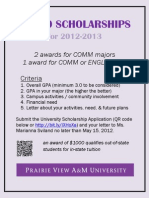 LCOM PVAMU Scholarship