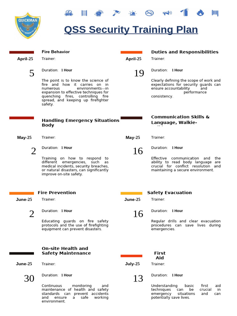 On Site Training Program | PDF | Emergency | Emergency Evacuation