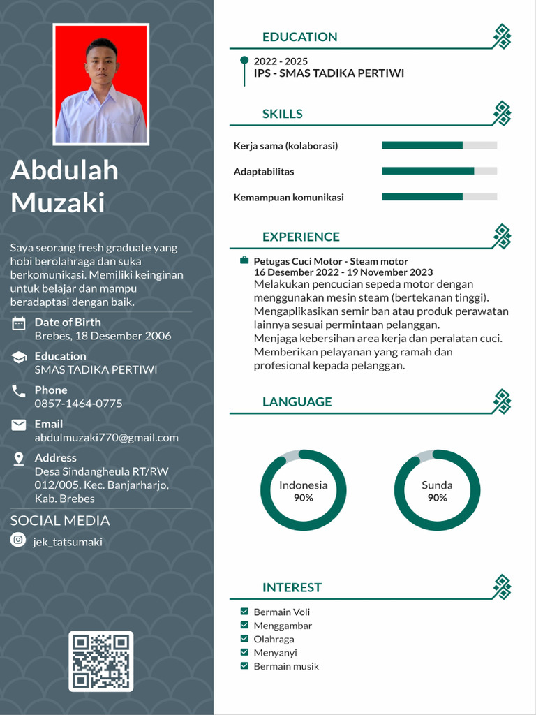 CV Jek Baru | PDF