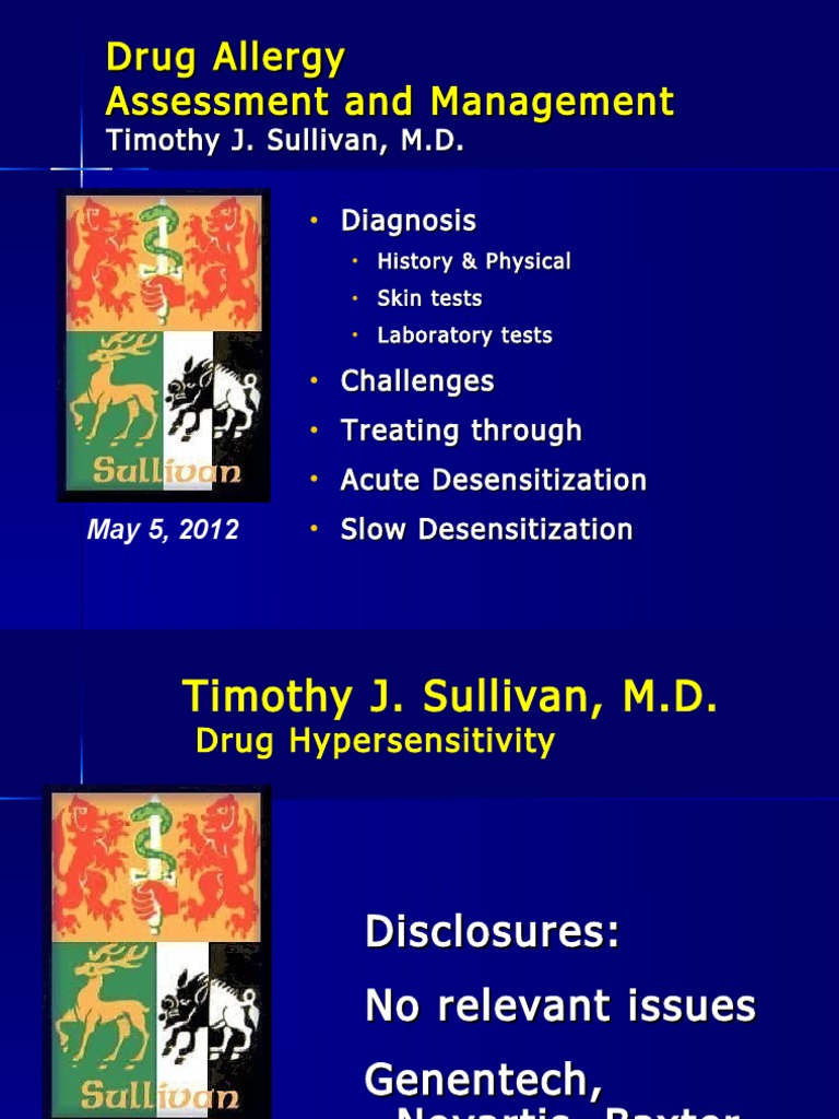 Drug Allergy Diagnosis and Management Guide | PDF | Allergy | Immunology