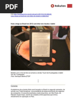 Download Kobo chega ao Brasil em 2012 com leitor de e-books e tablet by Rakuten Brasil SN91578423 doc pdf