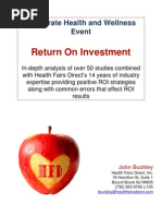 Download HFD - Corporate Health and Wellness Event - ROI Report 2011 by Health Fairs Direct SN91578643 doc pdf