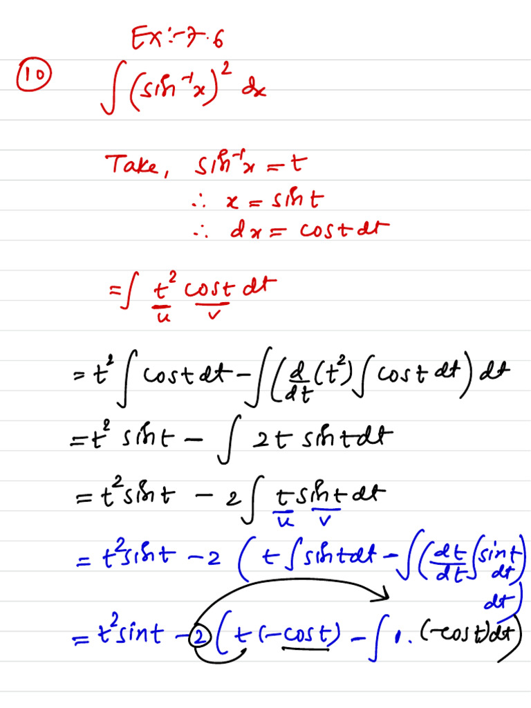 Advanced Calculus Integration Techniques | PDF