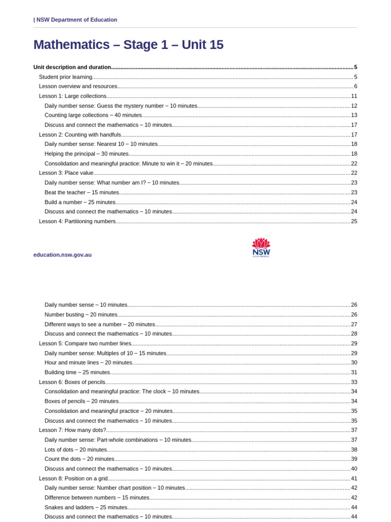 Mathematics s1 Year A Unit 15 | PDF | Numbers | Knowledge