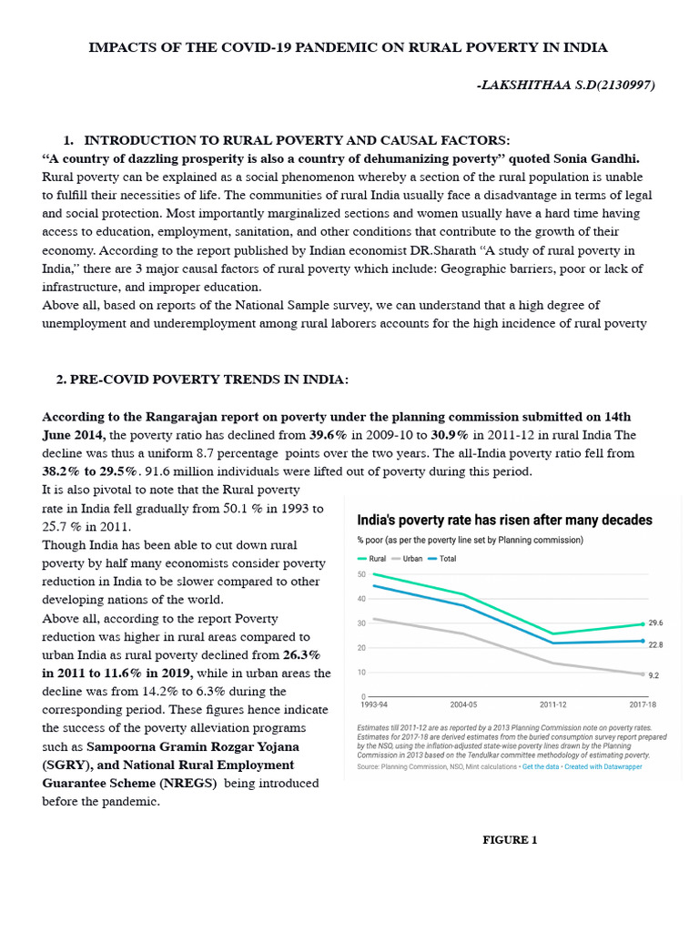 COVID-19's Impact on Rural Poverty in India | PDF | Poverty | Poverty ...