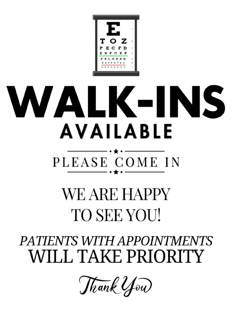 Walkins Available | PDF