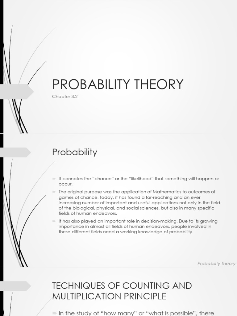 Understanding Probability and Counting Techniques | PDF | Probability ...
