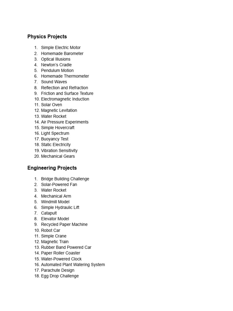 Class 8 Science Project Ideas Guide | PDF | Outer Space | Mathematics