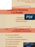 Altruismo y Conducta Prosocial