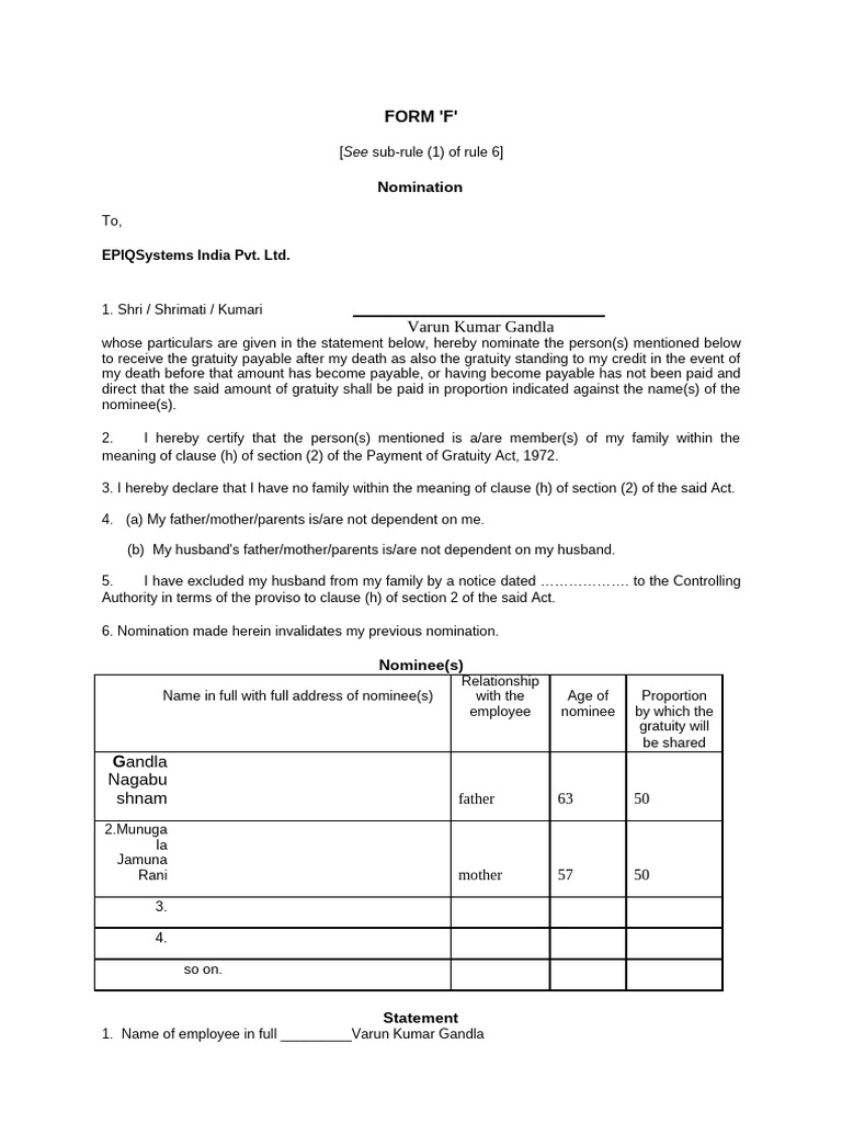 Statutory Docs Updated | PDF